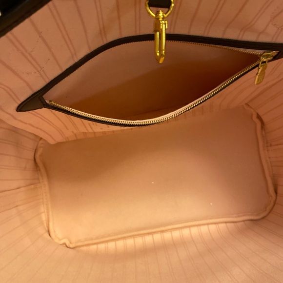 Louis Vuitton Neverful MM Damier Ebene Rose Ballerine - Picture 4 of 12